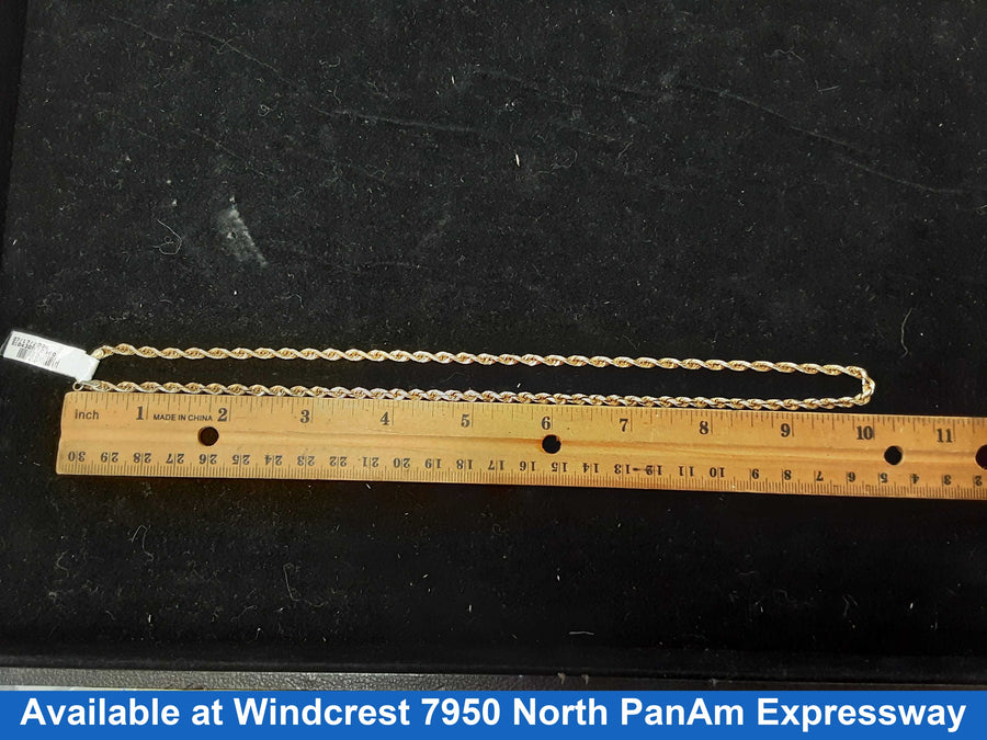 Rope Chain - Yellow Gold 10k (.417) 14.2 grams 20 inch