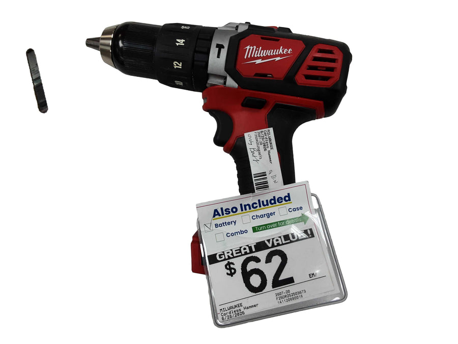 Milwaukee 2607-20 Red Cordless Hammer Drill