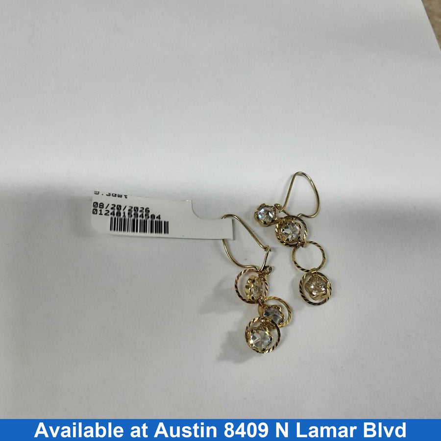 Earrings - Yellow Gold 14k (.585) 2.2 grams