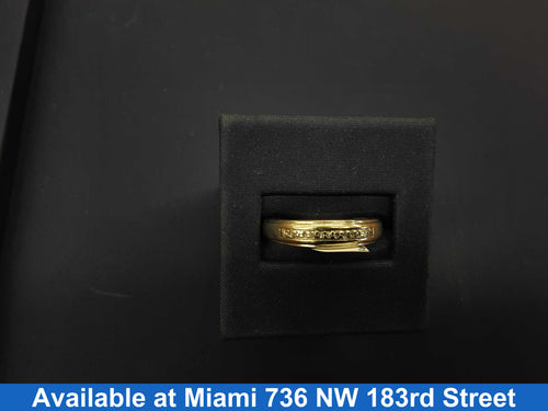Ring - Wedding Band - White Gold 10k (.417) 2.7 grams Size 9.5