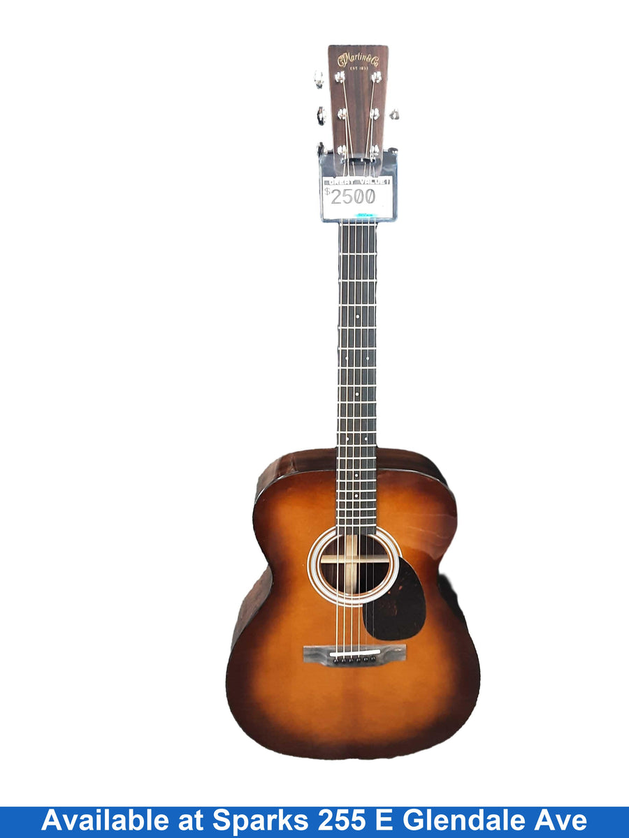 C.f. Martin & Co Om21 Brown Acoustic Classic Guitar