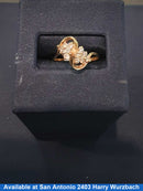 Women's Ring - Yellow Gold 14k (.585) 1.6 grams Size 6.5