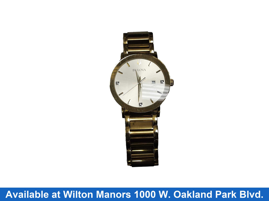 Bulova 97d115 Gold Regular Watch