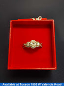 Ring - Engagement Set - Yellow Gold 14k (.585) 6.2 Grams Size 8