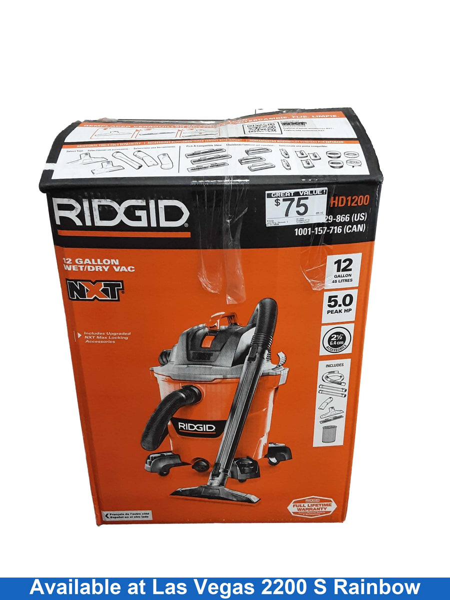 Rigid Hd12000 Orange Wet / Dry Vacuum