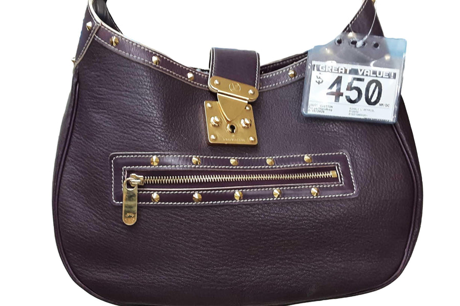 Louis Vuitton Suhali L'affriolant Purple Purse / Handbag