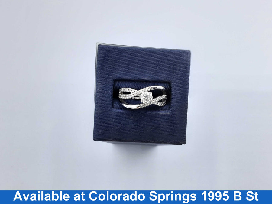 Women's Ring - White Gold 14k (.585) 5.9 grams Size 9