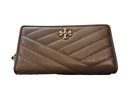 Tonyburch Kiar Cheveron Continetal Zip Beige / Tan Wallet