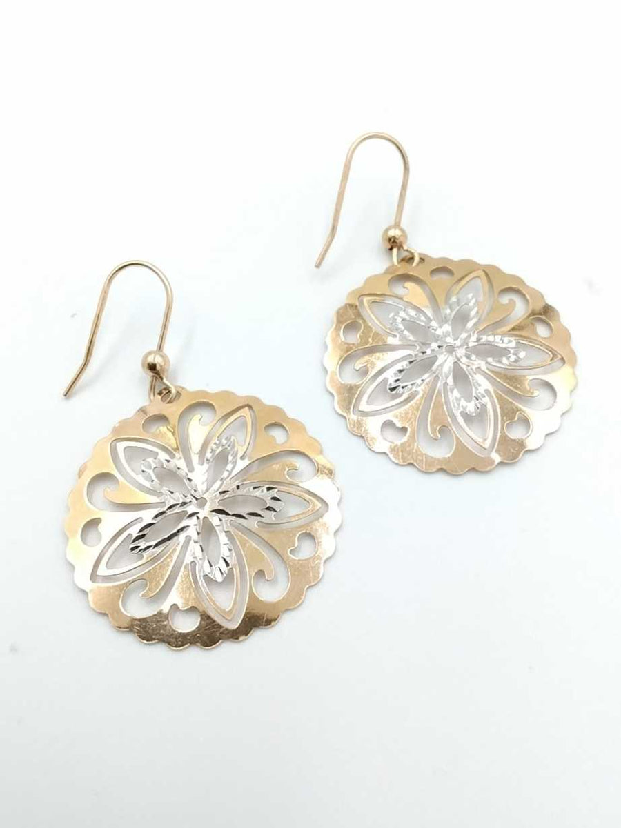 Earrings - Yellow Gold 10k (.417) 3.4 grams