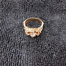 Ring - Wedding Set - Yellow Gold 14k (.585) 7.6 grams Size 8.5