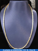 Rope Chain - Yellow Gold 18k (.750) 11.3 grams 16 inch