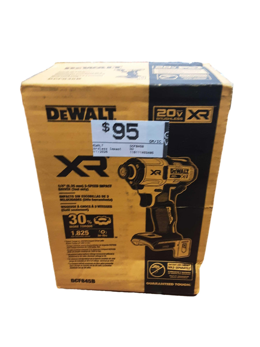 Dewalt Dcf845b Yellow Cordless Impact Drill