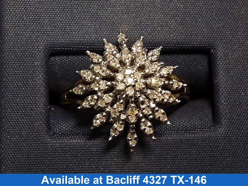 Women's Ring - Yellow Gold 10k (.417) 3.1 grams Size 8