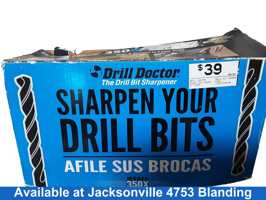 Drill Doctor Drill Bit Sharpener Blue Power Tool Accessory