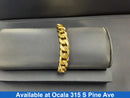 Cuban Link Bracelet - Yellow Gold 14k (.585) 76.1 grams 9 inch