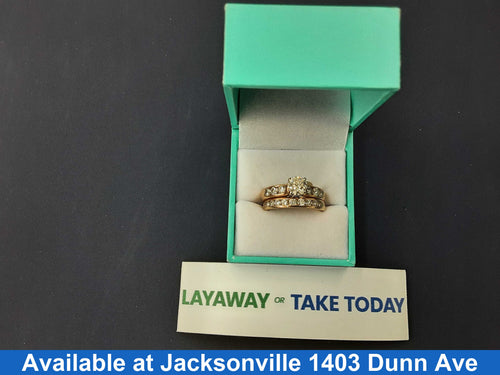 Ring - Engagement Set - Rose Gold 14k (.585) 10.1 grams Size 9