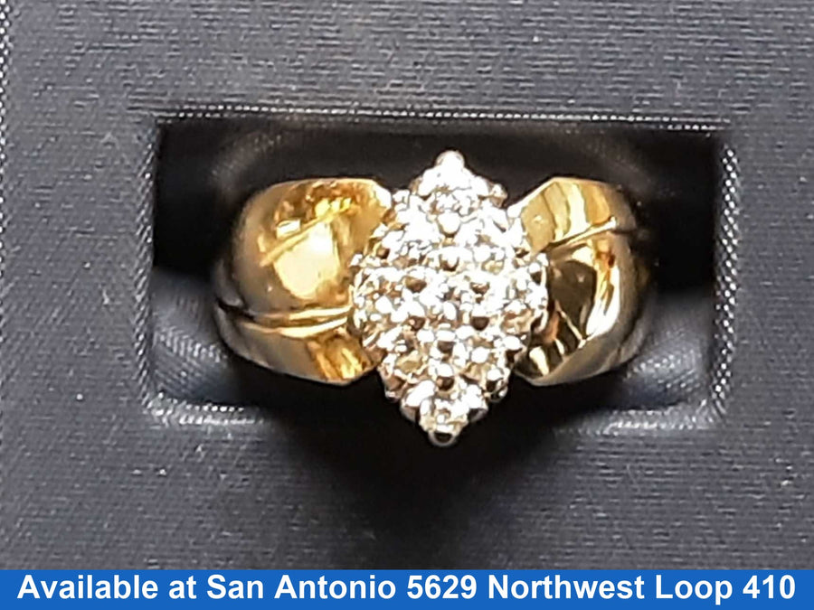 Women's Ring - Yellow Gold 14k (.585) 5.1 grams Size 8
