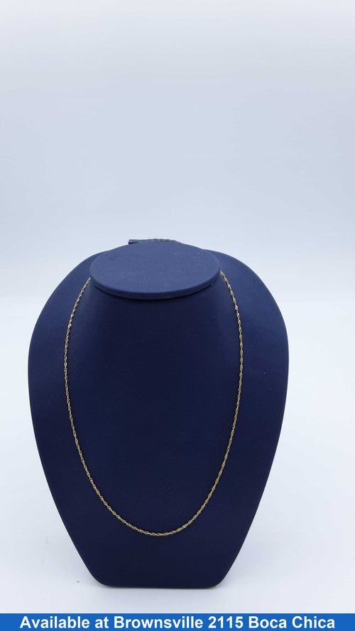 Rope Chain - Yellow Gold 14k (.585) 1.3 grams 22 inch