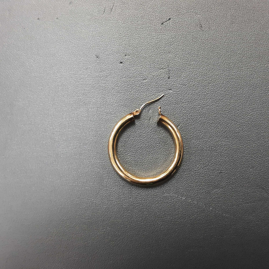 Hoop Earrings - Yellow Gold 14k (.585) 2.9 grams
