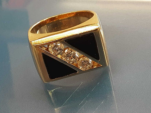 Men's Ring - Yellow Gold 14k (.585) 18.6 grams Size 12