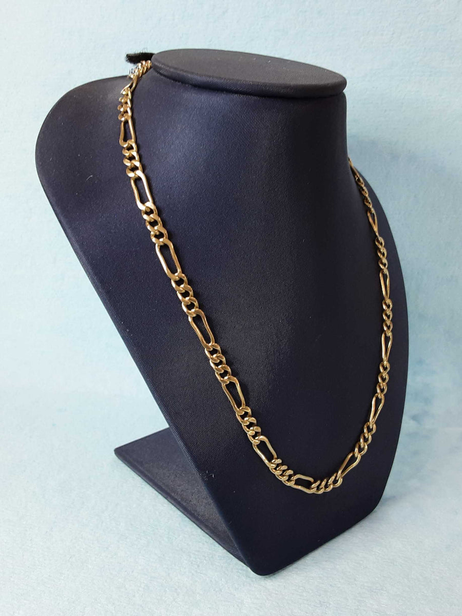 Figaro Chain - Yellow Gold 10k (.417) 14.2 grams 18 inch