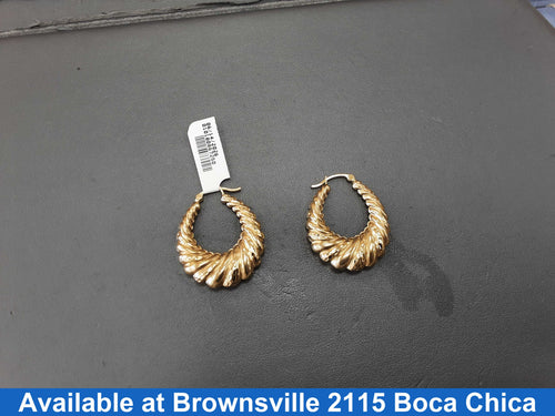 Shrimp Earrings - Yellow Gold 14k (.585) 3.4 grams