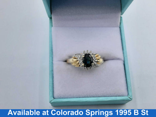 Women's Ring - Yellow Gold 10k (.417) 3.2 grams Size 8.5