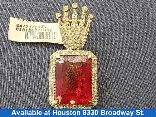 Diamond Pendant - Yellow Gold 10k (.417) 11.2 grams