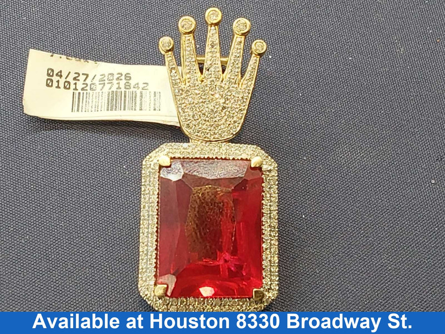 Diamond Pendant - Yellow Gold 10k (.417) 11.2 grams
