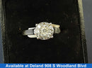 Ring - Engagement Set - White Gold 14k (.585) 3.2 grams Size 8