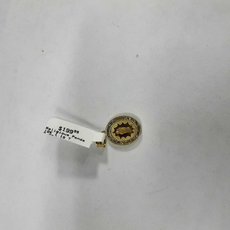 Religious Pendant - Yellow Gold 10k (.417) 1.1 grams