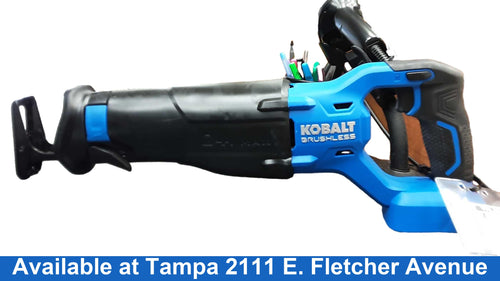 Kobalt 0721 Blue Cordless Reciprocating Saw