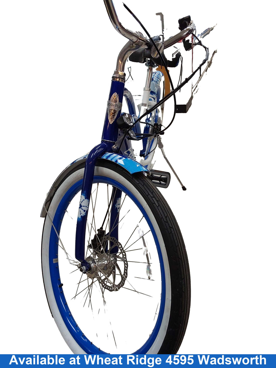 Electra Cruiser Go Blue Moped / Vespa