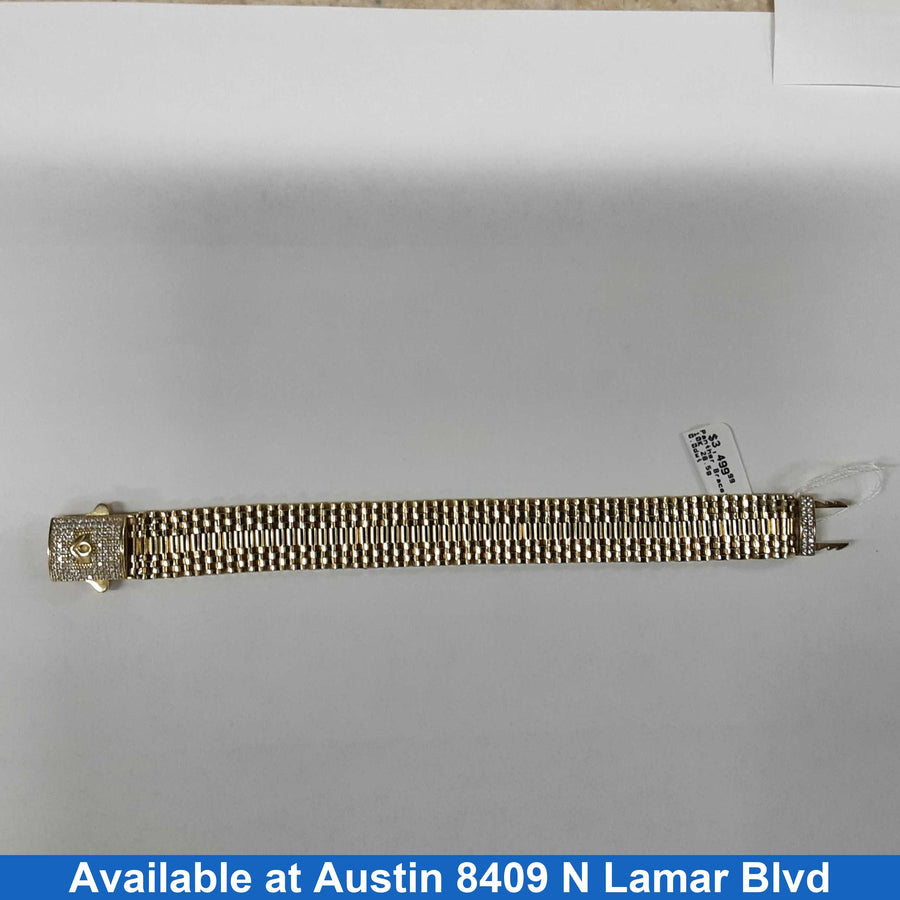 Bracelet - Yellow Gold 10k (.417) 28.5 grams 7 inch