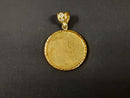 Coin Pendant - Yellow Gold 10k (.417) 4.6 grams