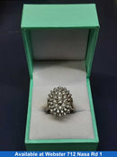 Women's Ring - White Gold 14k (.585) 8.7 grams Size 6