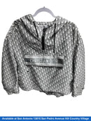 Christian Dior Oblique Anorak Poncho Gray Riding Jacket
