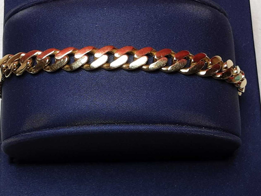 Cuban Link Bracelet - Yellow Gold 14k (.585) 13.6 grams 10 inch