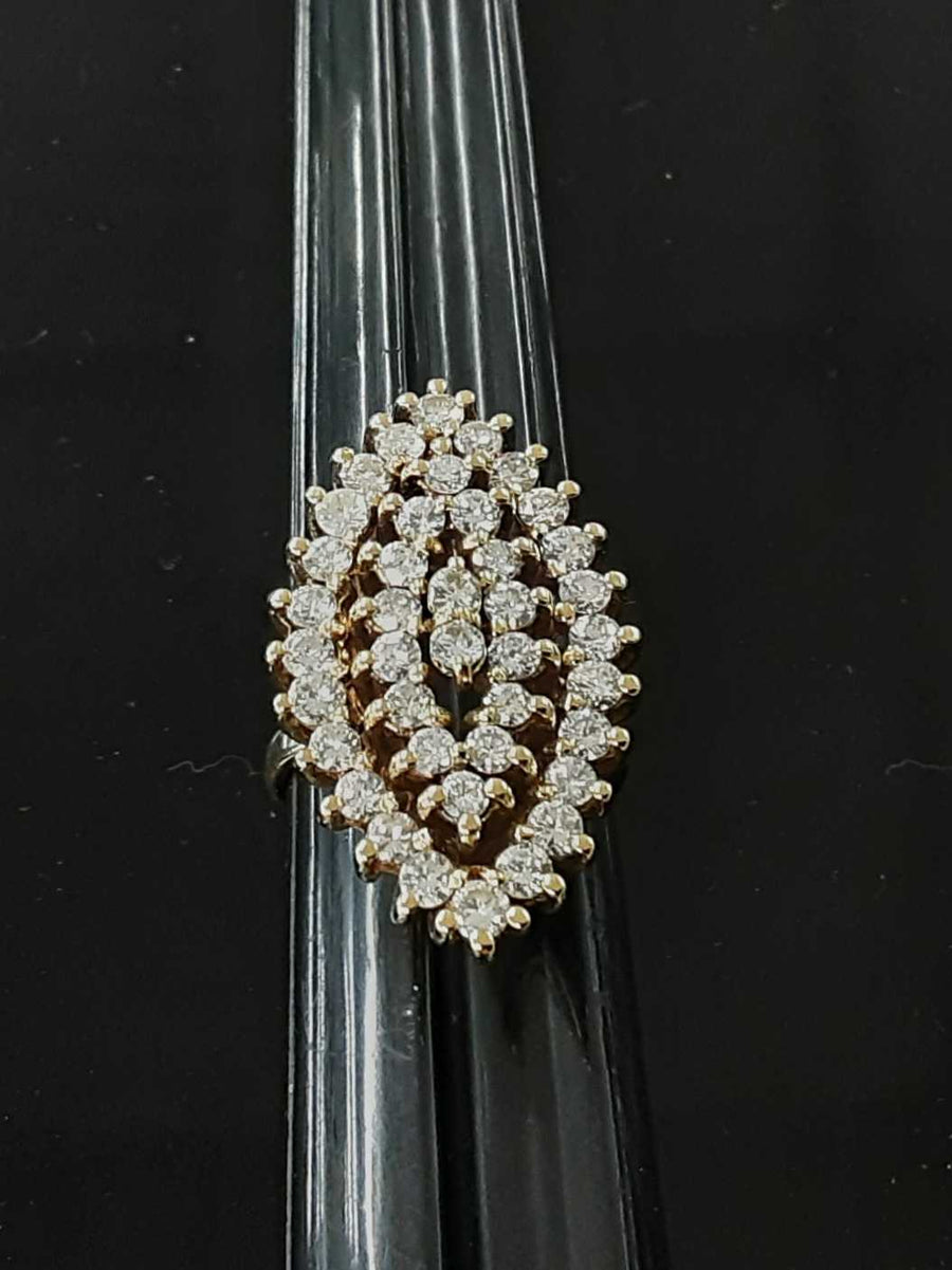 Women's Ring - Yellow Gold 14k (.585) 9.4 grams Size 7