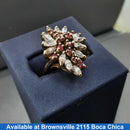 Women's Ring - Yellow Gold 10k (.417) 8.2 grams Size 8