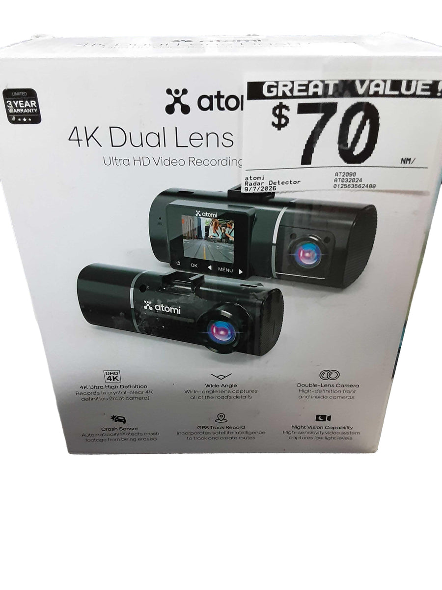 Atomi At2090 Black Radar Detector / Dash Cam