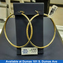 Bangle Earrings - Yellow Gold 14k (.585) 6.9 grams