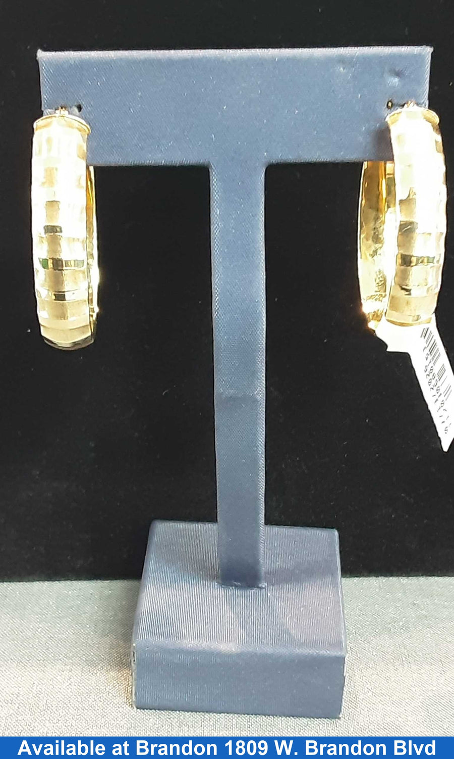 Hoop Earrings - Yellow Gold 14k (.585) 3.8 grams