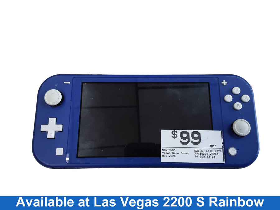 Nintendo Switch Lite (32gb) 32 Gb Blue Video Game Console
