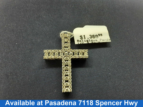 Religious Pendant - White Gold 14k (.585) 3.7 grams