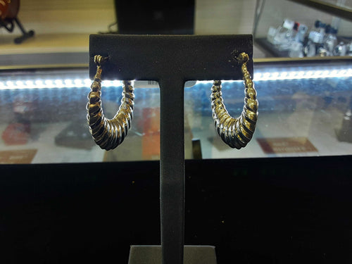Shrimp Earrings - Silver 7 grams