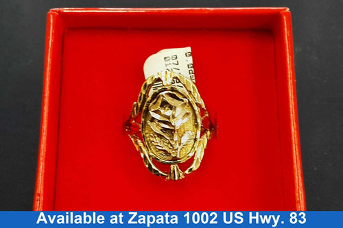 Women's Ring - Yellow Gold 10k (.417) 3.3 grams Size 7.5