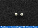 Double Stud Earring - Yellow Gold 14k (.585) 1.6 grams