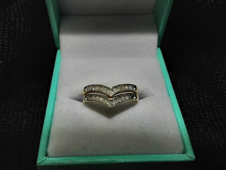 Women's Ring - Yellow Gold 10k (.417) 2.7 grams Size 6.5