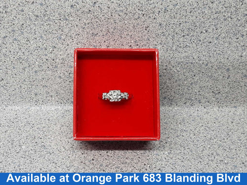 Ring - Engagement Set - Yellow Gold 14k (.585) 3.1 grams Size 5.5
